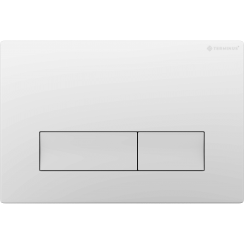 Клавиша смыва для инсталляции TERMINUS CLASSIC кнопка прямоугольник цвет белый