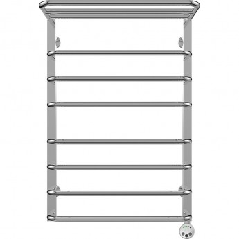 Полотенцесушитель электрический TERMINUS АРКТУР П8 500x796 с полкой, ТЭН HT-1 300W, левый/правый Полотенцесушитель электрический TERMINUS АРКТУР П8 500x796 с полкой, ТЭН HT-1 300W, левый/правый