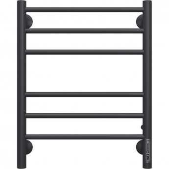 Полотенцесушитель электрический TERMINUS АВРОРА П6 450х600 КС 9005 матовый с диммером Полотенцесушитель электрический TERMINUS АВРОРА П6 450х600 КС 9005 матовый с диммером