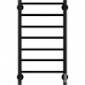 Полотенцесушитель электрический TERMINUS АВРОРА П7 400х750, черный (RAL 9005 матовый) 4660059930374
