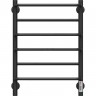 Полотенцесушитель электрический TERMINUS ЕВРОМИКС П6 450x650, черный (RAL 9005 матовый) 4660059930329