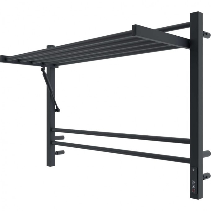 Полотенцесушитель электрический TERMINUS ГОРИЗОНТ П8 800х600 черный муар 4670078543608