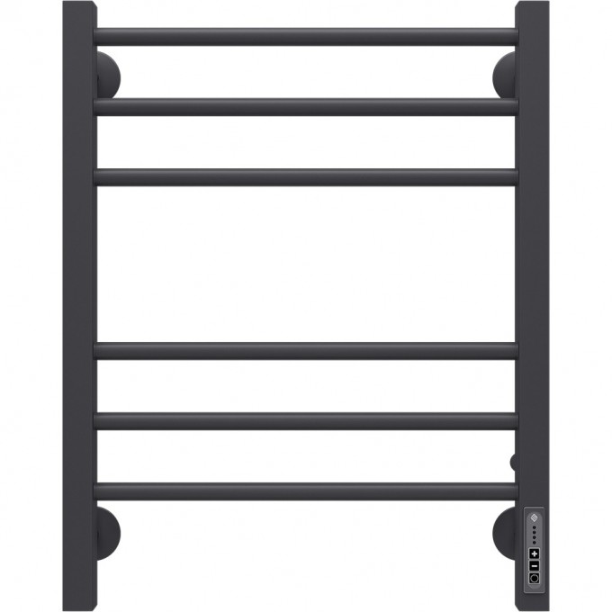 Полотенцесушитель электрический TERMINUS СИЦИЛИЯ П6 450х600 КС 9005 матовый с диммером 4670078527622