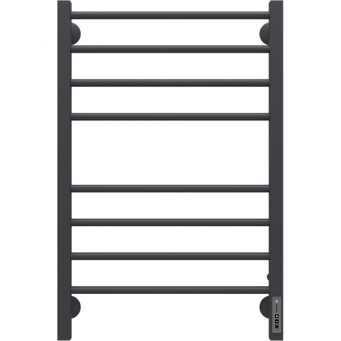 Полотенцесушитель электрический TERMINUS СИЦИЛИЯ П8 500х800 КС 9005 матовый с диммером 4670078527646