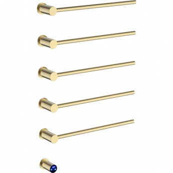 Полотенцесушитель TERMINUS АККОРД П5 500х800 электро Брашированное золото