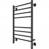Полотенцесушитель TERMINUS КС АВРОРА П8 500х800 электро, черный муар 4670078542953
